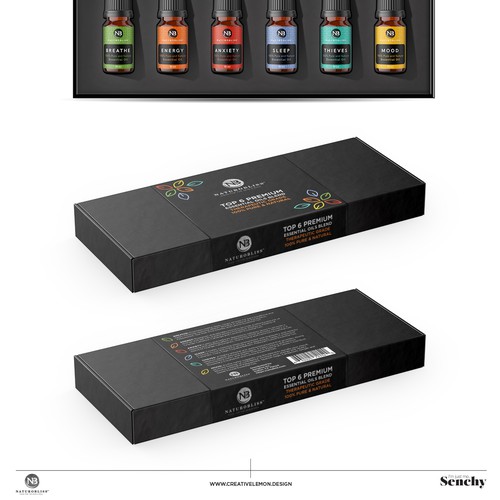 Download Box Sleeve Design For Essential Oils Product Packaging Contest 99designs