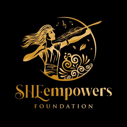 SHEempowers - luxurious design of a woman preferrably in some kind of a circle to appeal to women professionals Design by Jacob Gomes