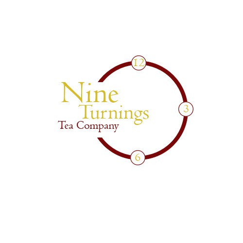 Tea Company logo: The Nine Turnings Tea Company Diseño de m0nkey