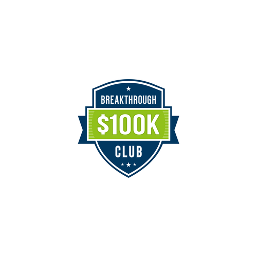 Breakthrough 100k Club Logo Design Design by Gonçalo Rica