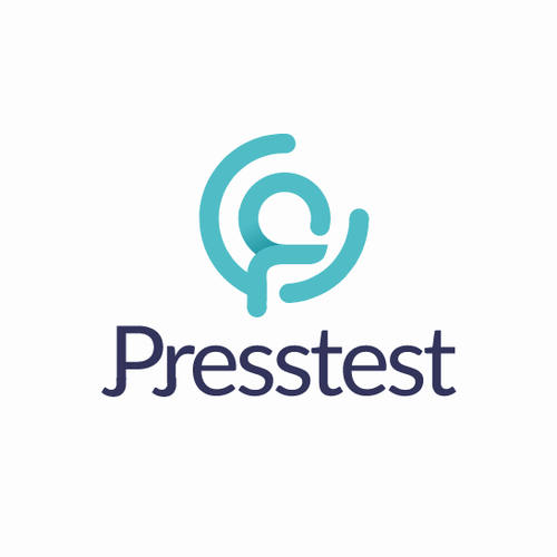 Presstest logo Design by UXSoul