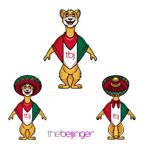 Diseño de Design the Mascot for the Beijing Taco Festival de harwi studio