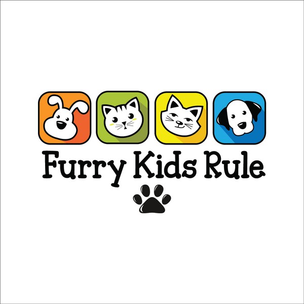 Logo concept for Furry Kids Rule