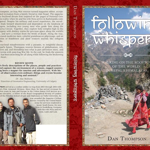 Design an exotic,  Nepal-themed travel book cover  Design por LilaM