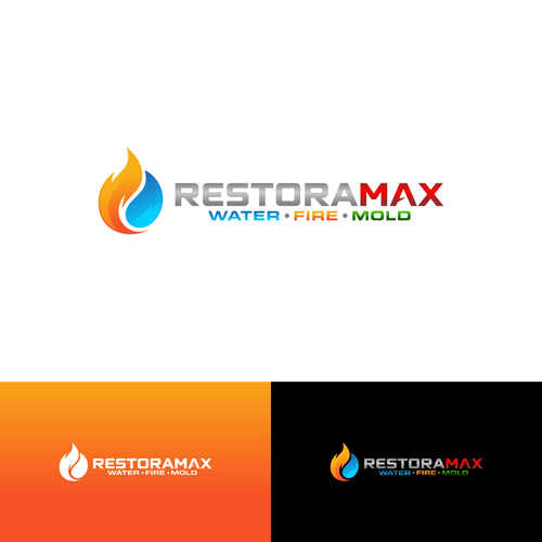 Restoration Company Branding. Design by Aleta21
