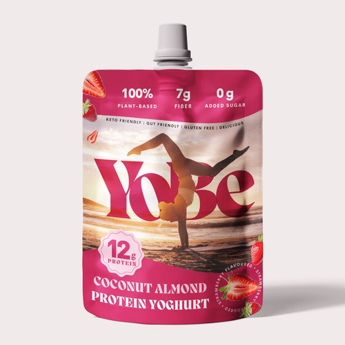 Create Eye-Catching Packaging for YoBe's Protein Yogurt to Shine at Whole Foods Design by vinny soni