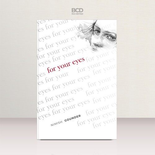 for your eyes- poetry and journal book cover Design by BCD∞