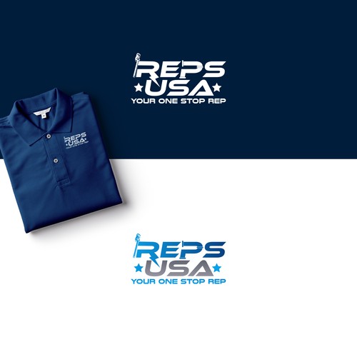 Diseño de Rep's USA Logo de Nana445