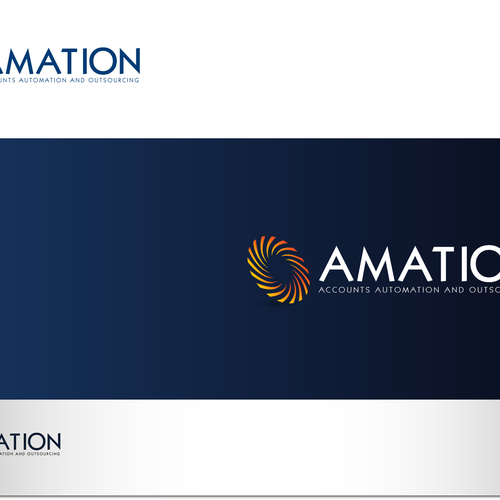 Create an impactful and forever lasting logo for Amation - Accounts Automation and Outsourcing Design by undrthespellofmars