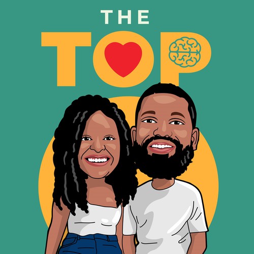 Cover art for relationship podcast! Design by @niteni.design