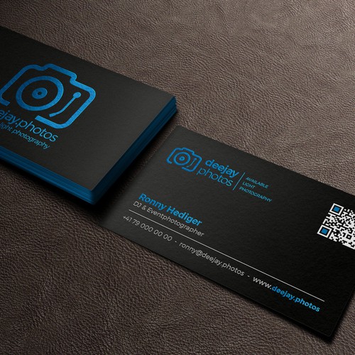 Business Card For Dj Eventphotographer Contest Della Categoria Biglietto Da Visita 99designs