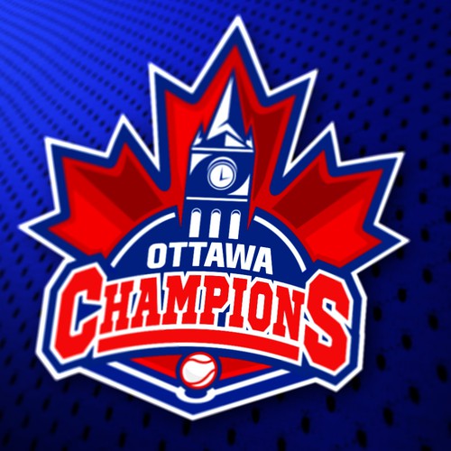 Design Ottawa Champions Baseball Club Logo di Hugor1