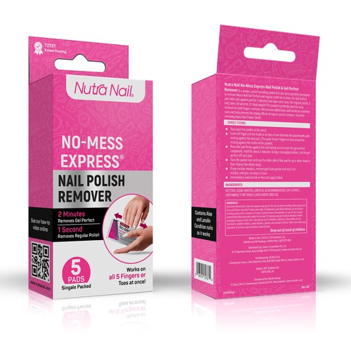 Nutra Nail Gel Remover Design by Rajith Shantha