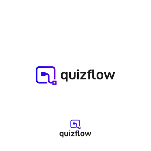 We need a powerful logo design for our AI Quiz Flow SaaS Design by idea_go