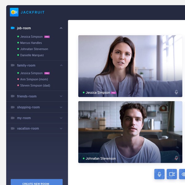 Design by bllablla™ titled "Online video meeting"