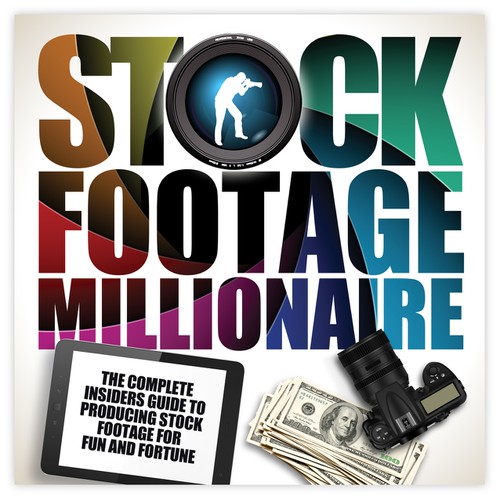 Eye-Popping Book Cover for "Stock Footage Millionaire" Diseño de ReLiDesign