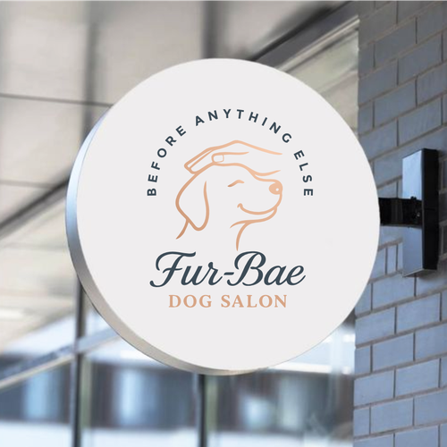 Design a logo/branding for Fur-Bae (slogan: Before Anything Else) luxury dog wellness/lifestyle biz Design by BRGHT✦