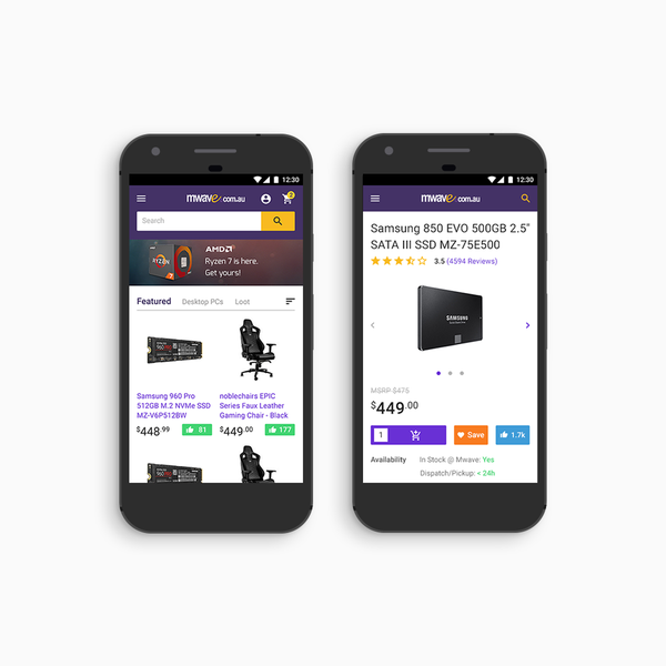 eCommerce Website Concept