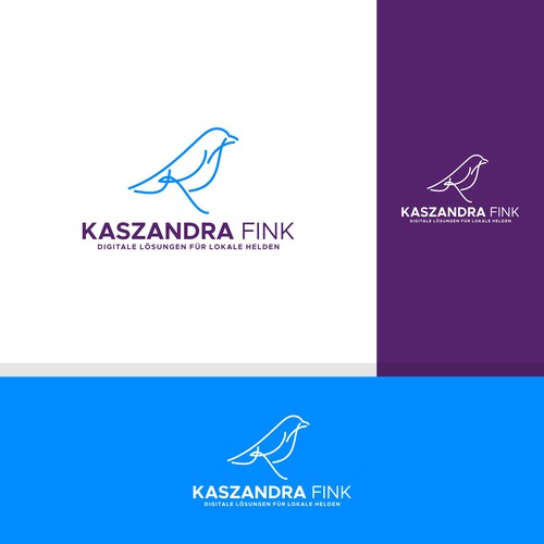 Logotipo y tarjeta de visita propuesta en el concurso por AjiCahyaF