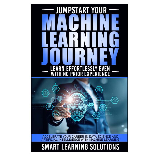 Design by BDTK titled "Bold book cover in machine learning theme"