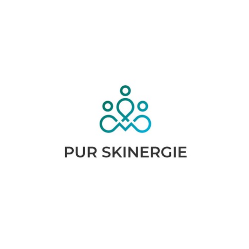 Simple, colorful, modern-ish logo for clinical acne/anti-products. Design by margipansiniya