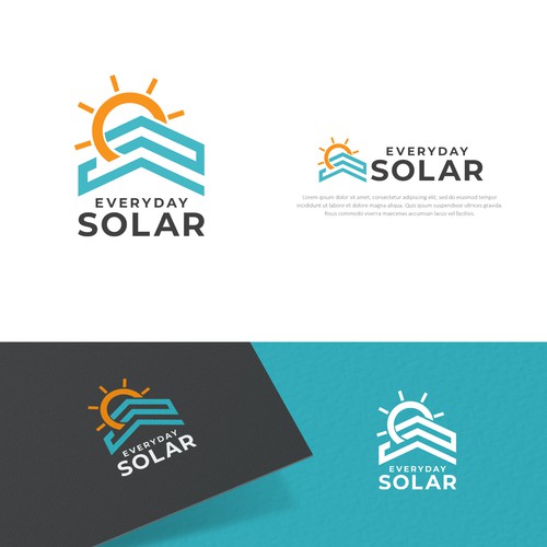 Everyday Solar Logo Design Diseño de Bali Studio √