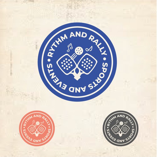 Music Meets Pickleball! Cool, musical logo for sports facility Design by M.I.Thomson