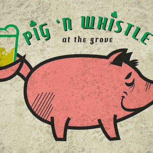 Pig 'N Whistle At The Grove needs a new logo Diseño de J.t.adman