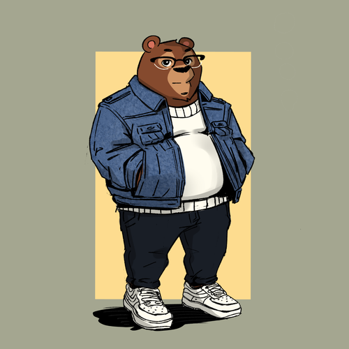 Yeah I know, another Bear design. But Let's make this one is special with Love. Design por Little George