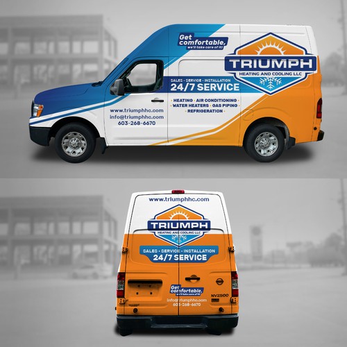 Hvac van wrap Design by RodGomez502