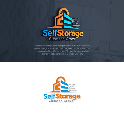 Logo for self storage facility Design by JosH.Creative™