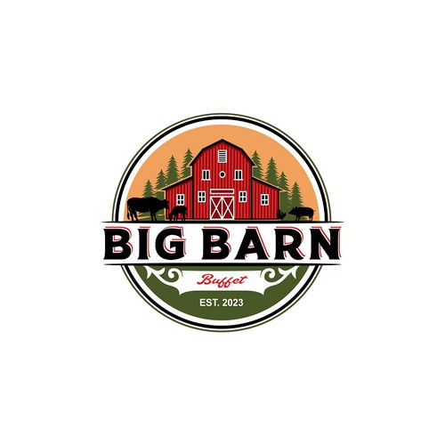 Create A Logo For Big Barn Buffet! Design by LiLLah Design