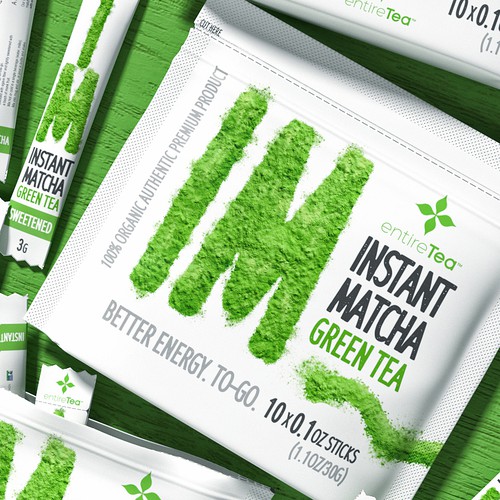 Green Tea Product Packaging Needed Design by Meln