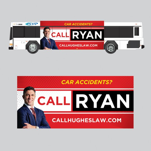 Diseño de Bus Ad for Lawyer - Need diff styles de Sketch Media™