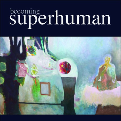 "Becoming Superhuman" Book Cover Diseño de Jim Daly