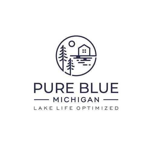 Pure Blue Michigan Design by humbl.