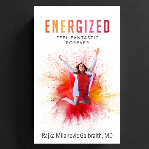 Design a New York Times Bestseller E-book and book cover for my book: Energized Réalisé par -Saga-