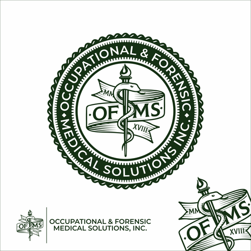 Forensic and Occupational Medical Practice Logo Design by TimZilla