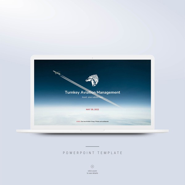 Design by mynameismud titled "PowerPoint template for Aviation Group"