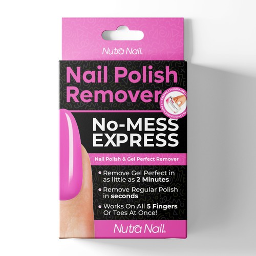 Nutra Nail Gel Remover Design by Seif.