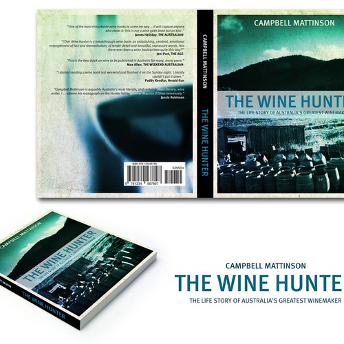Book Cover -- The Wine Hunter Design von BJ.NG
