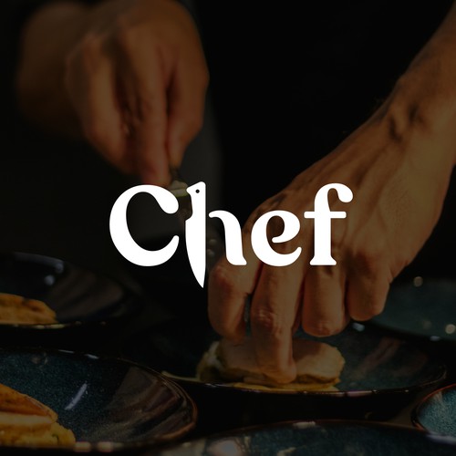 "CHEF": Food & Cooking Social Media Logo Design by k a r a
