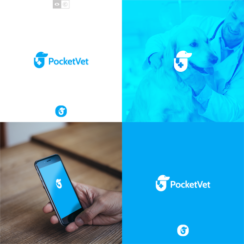 Create a logo for a disrupting mobile vet company Design by enfanterrible