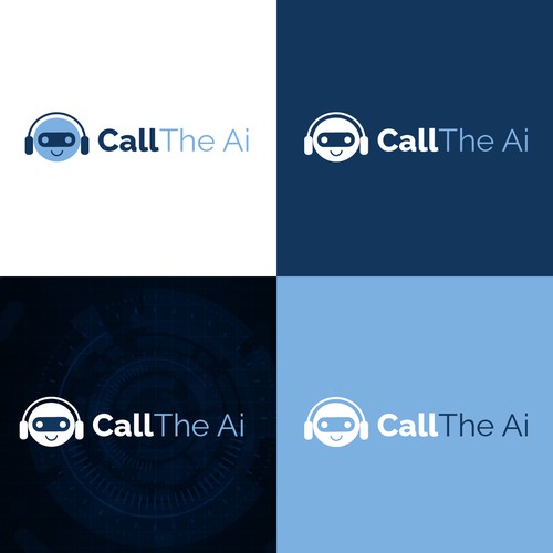 AI Communication Logo Design by IqraD.