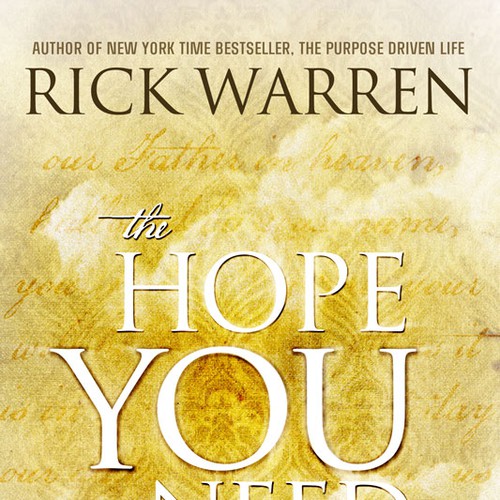 Nate JohnsonさんのDesign Rick Warren's New Book Coverデザイン