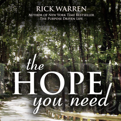 Design Rick Warren's New Book Cover Design por p:d