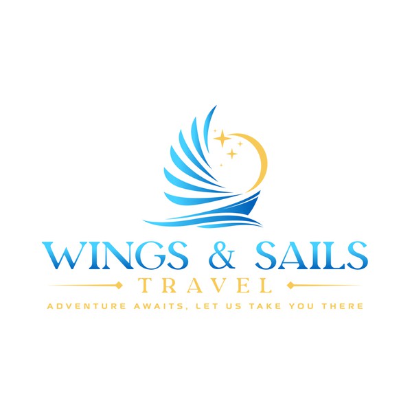 Design by Louka. titled "Wings & Sails Travel logo"