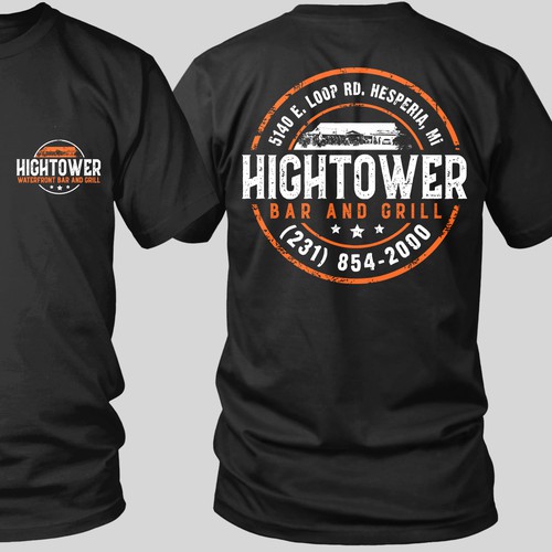 Best F*uc!ng T-shirt Design for Hightower Bar & Grill Ever ! Design by erwinubaldo87