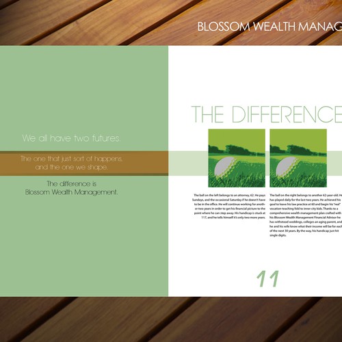 Brochure Redesign from Template for Financial Firm Design by sadzip