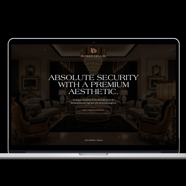 Modern website for Luxury Bunkers | Shelter